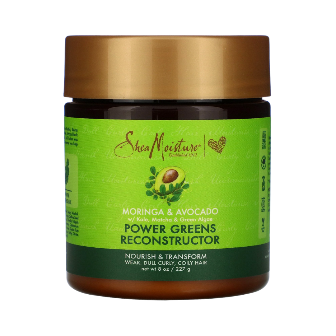 Shea Moisture, Power Greens Reconstructer Mask, Moringa & Avocado - Curlyst