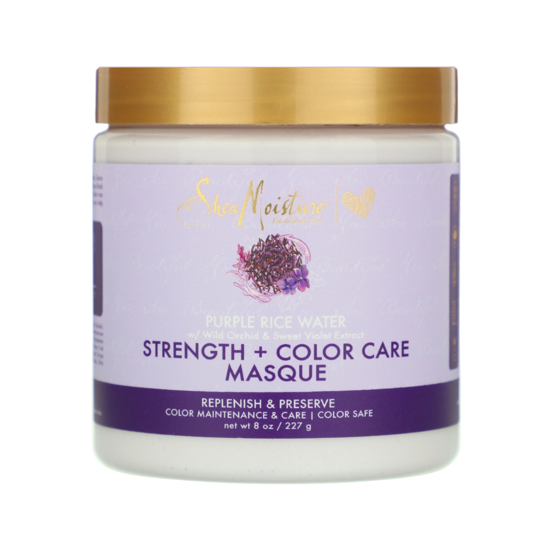 Shea Moisture, Purple Rice Water, Strength + Color Care Masque - Curlyst
